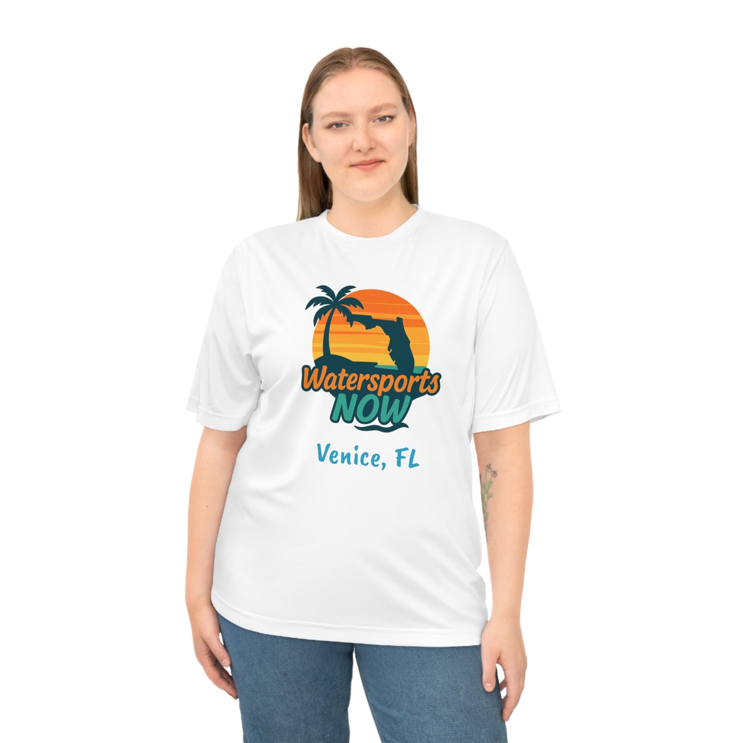 Watersports Now Active Venice FL, Beachwear, Sports Tee, Gift for Water Lovers, Summer Wear, Venice FL Tee