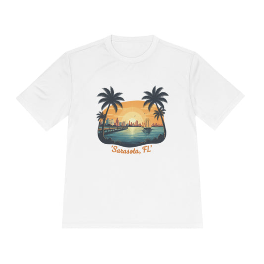 Sarasota Tee — Minimal Coastal Moisture-wicking Tee