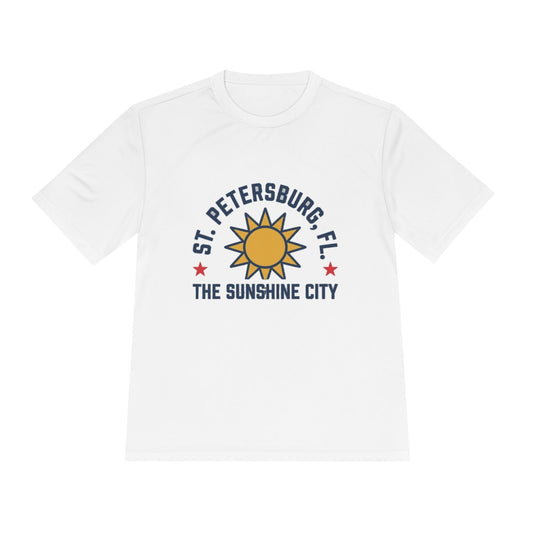 St. Petersburg FL 'The Sunshine City' Moisture-Wicking Tee