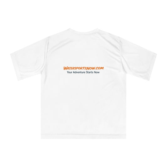 Watersports Performance T-Shirt, Unisex Adventure Tee, Vacation Shirt, Outdoor Sports Apparel, Fitness Gift Idea