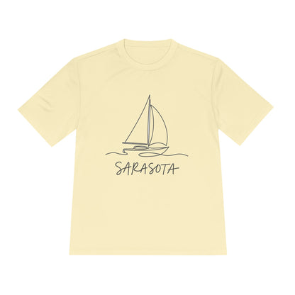 Sarasota Sailboat Tee — Lightweight Moisture‑Wicking Performance Shirt