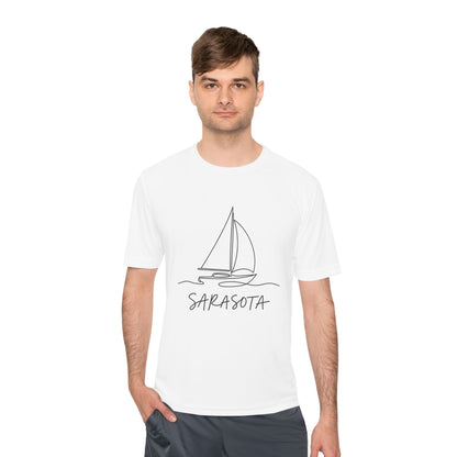 Sarasota Sailboat Tee — Lightweight Moisture‑Wicking Performance Shirt