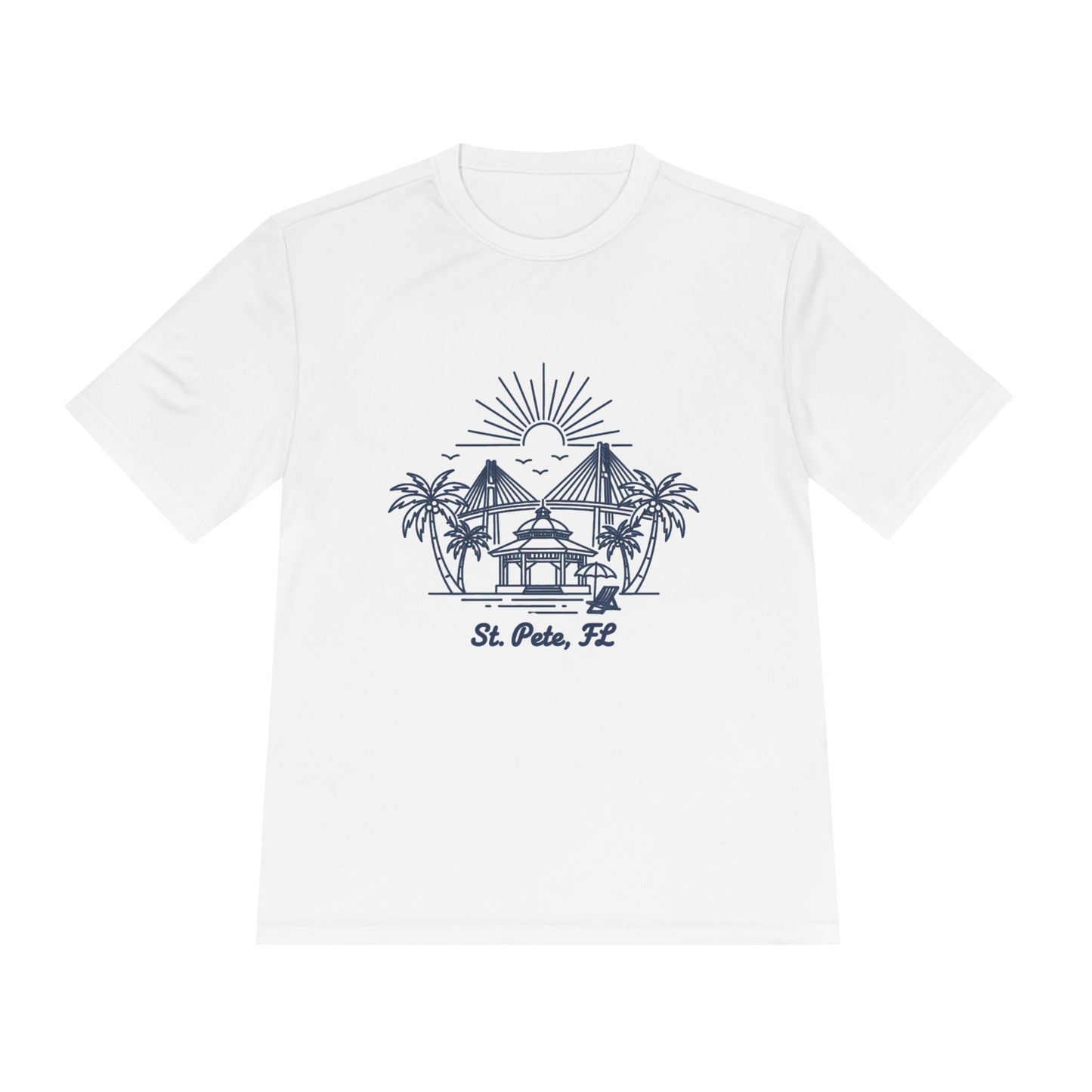 St. Pete, FL Beach Hut Tee – Coastal Vacation T-Shirt