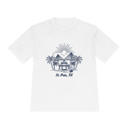St. Pete, FL Beach Hut Tee – Coastal Vacation T-Shirt