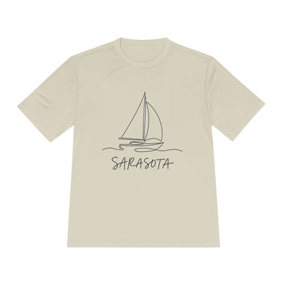 Sarasota Sailboat Tee — Lightweight Moisture‑Wicking Performance Shirt