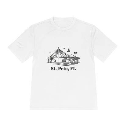 St. Pete Pier Graphic Tee — St. Pete, FL Souvenir Shirt