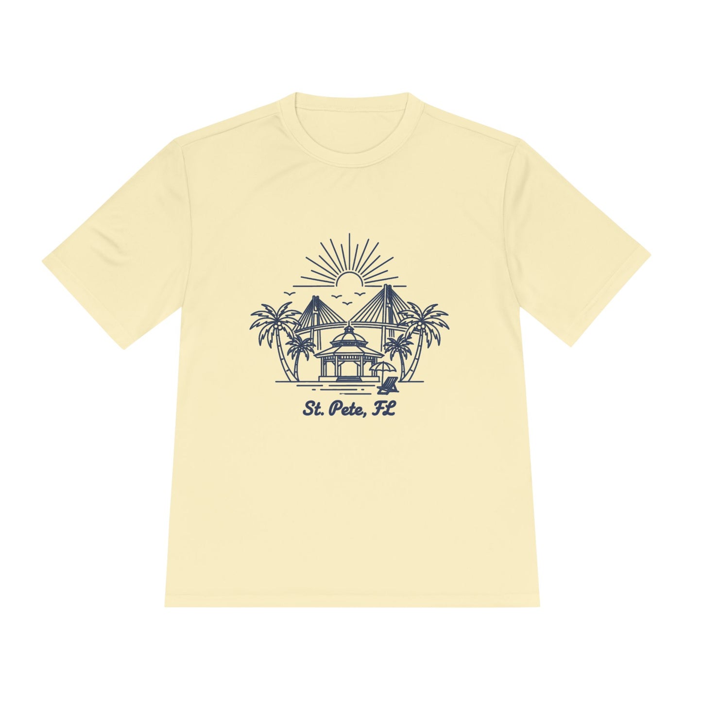 St. Pete, FL Beach Hut Tee – Coastal Vacation T-Shirt