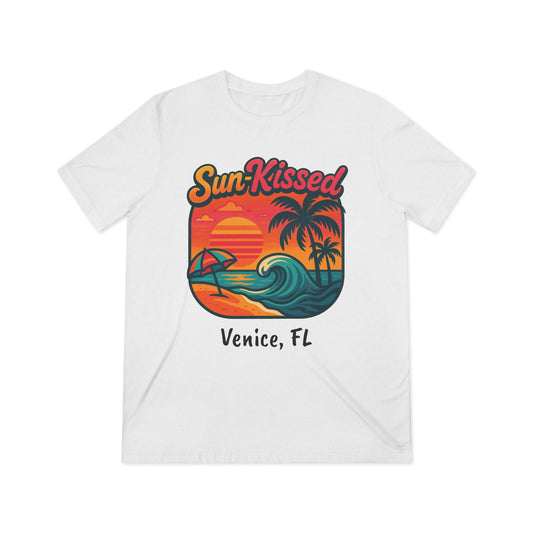 Sun-Kissed Unisex Triblend Tee, Vacation Shirt, Beachwear, Summer Clothing, Graphic Tee, Gifts for Travelers