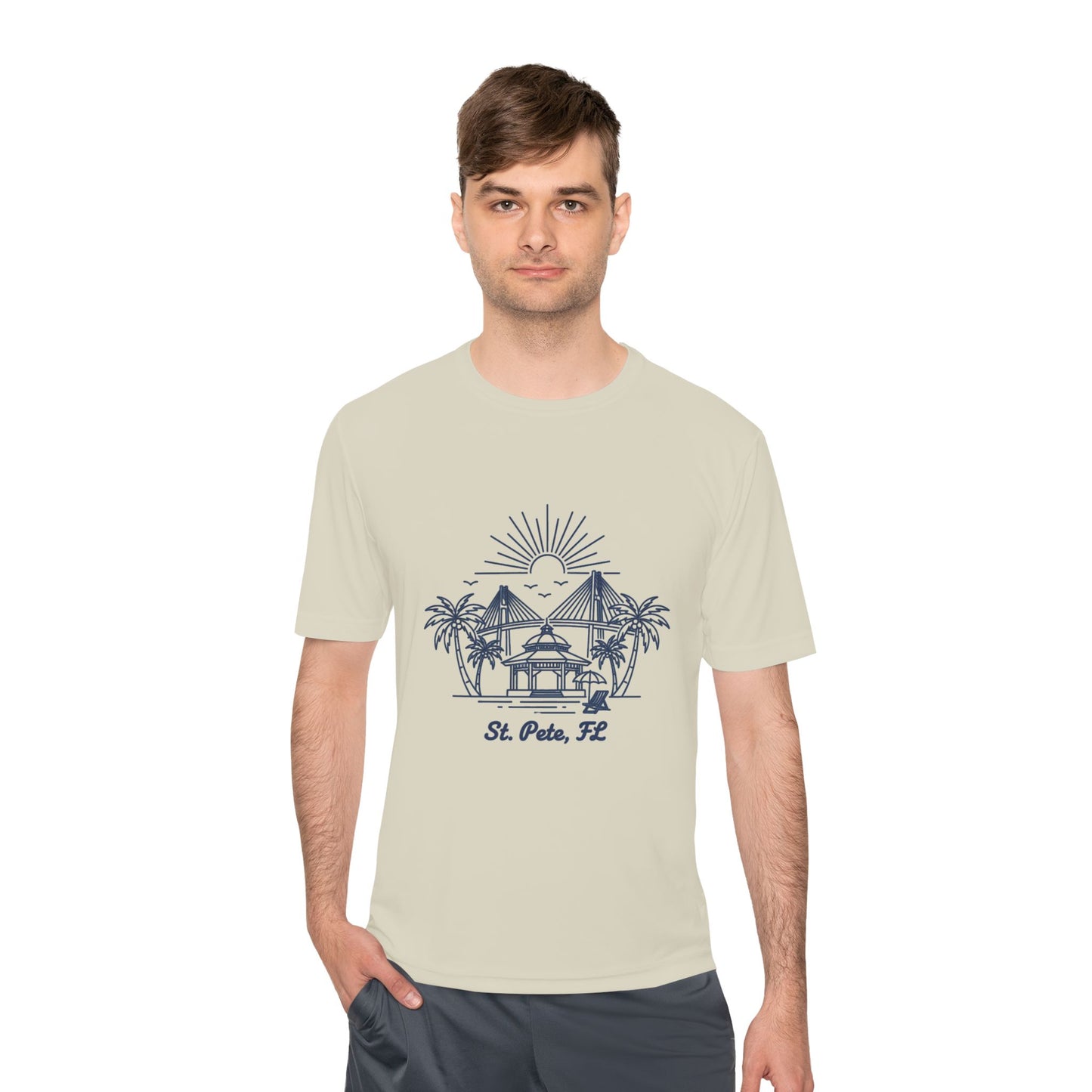 St. Pete, FL Beach Hut Tee – Coastal Vacation T-Shirt