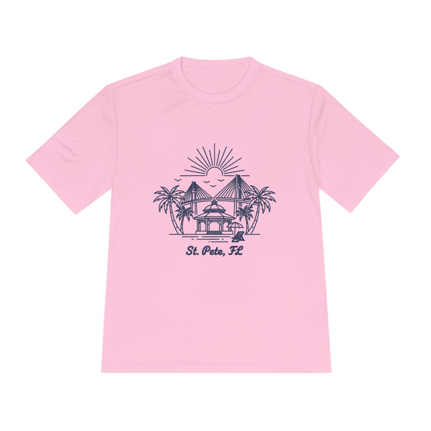St. Pete, FL Beach Hut Tee – Coastal Vacation T-Shirt
