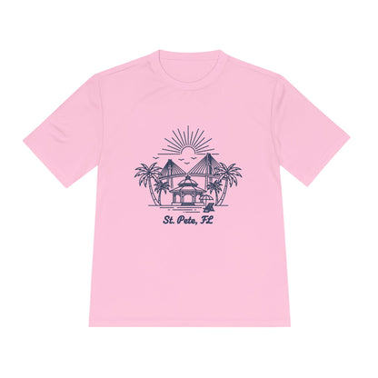 St. Pete, FL Beach Hut Tee – Coastal Vacation T-Shirt