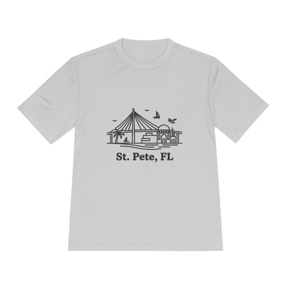 St. Pete Pier Graphic Tee — St. Pete, FL Souvenir Shirt