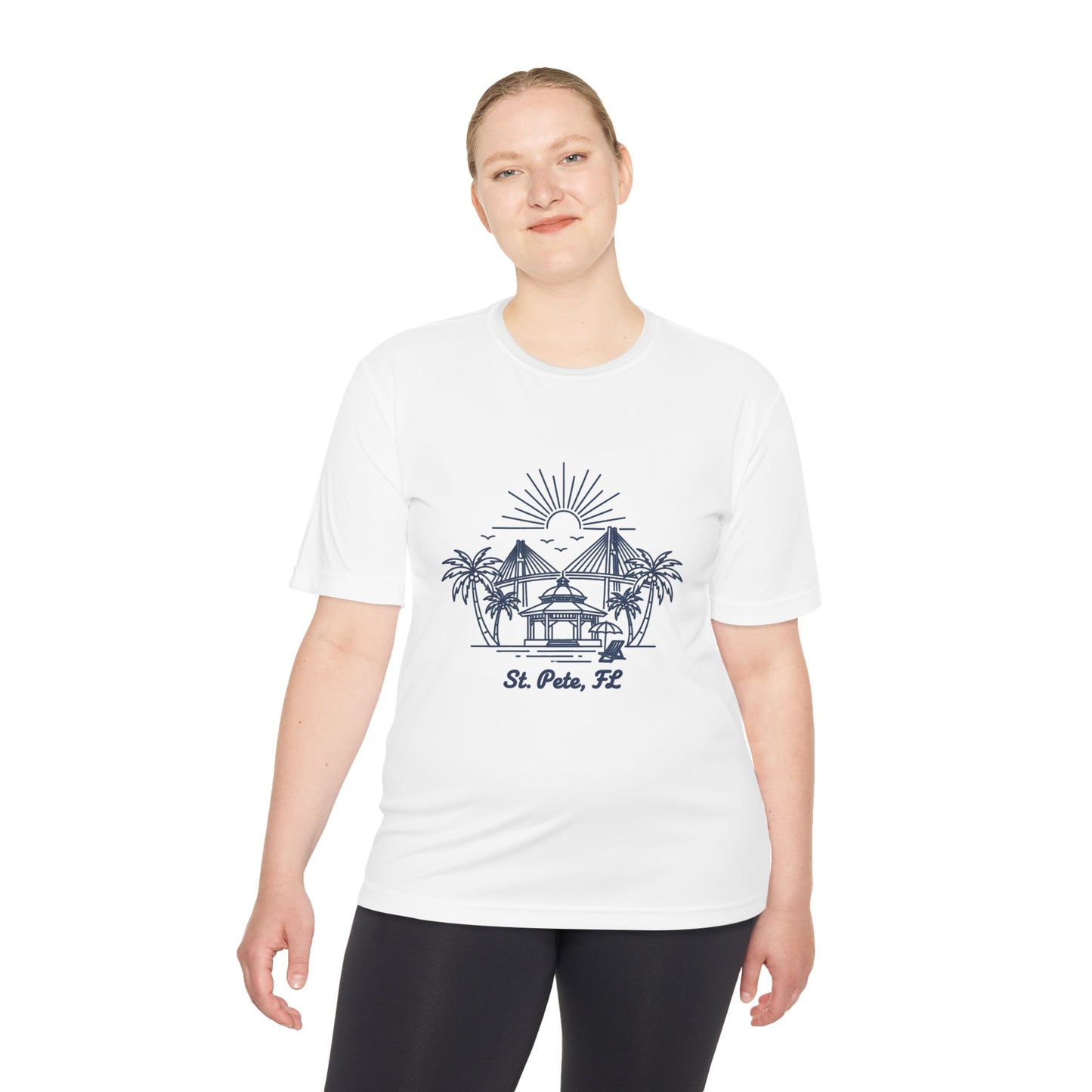 St. Pete, FL Beach Hut Tee – Coastal Vacation T-Shirt
