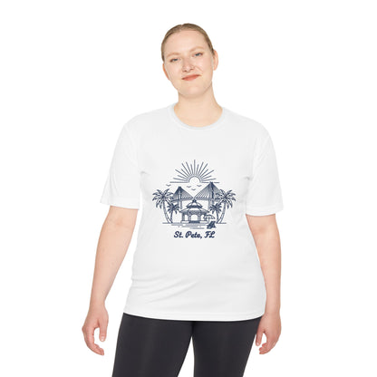St. Pete, FL Beach Hut Tee – Coastal Vacation T-Shirt