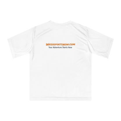 Watersports Performance T-Shirt, Unisex Adventure Tee, Vacation Shirt, Outdoor Sports Apparel, Fitness Gift Idea