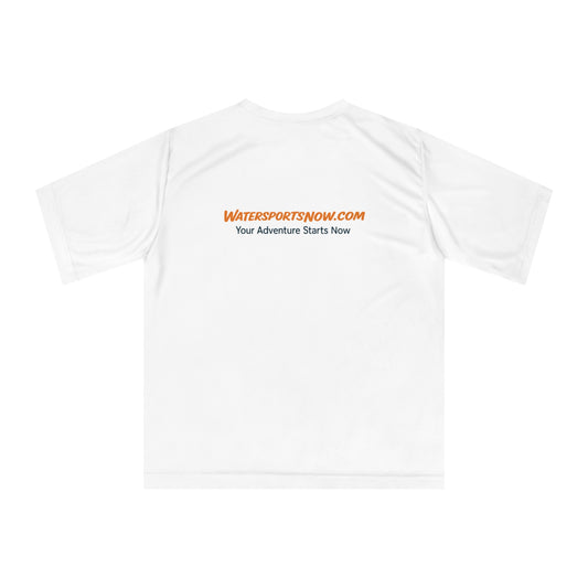Watersports Performance T-Shirt, Unisex Adventure Tee, Vacation Shirt, Outdoor Sports Apparel, Fitness Gift Idea