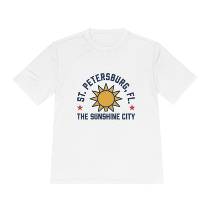 St. Petersburg FL 'The Sunshine City' Moisture-Wicking Tee