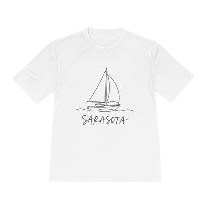 Sarasota Sailboat Tee — Lightweight Moisture‑Wicking Performance Shirt