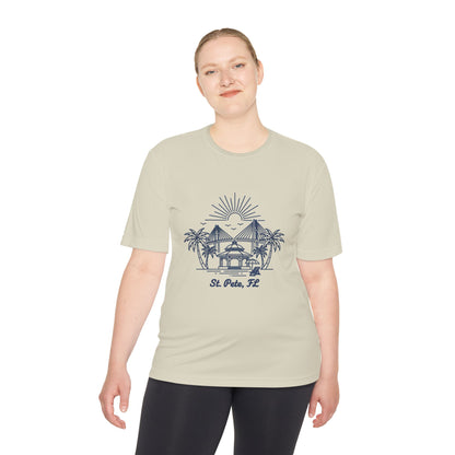 St. Pete, FL Beach Hut Tee – Coastal Vacation T-Shirt