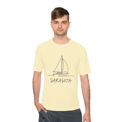 Sarasota Sailboat Tee — Lightweight Moisture‑Wicking Performance Shirt