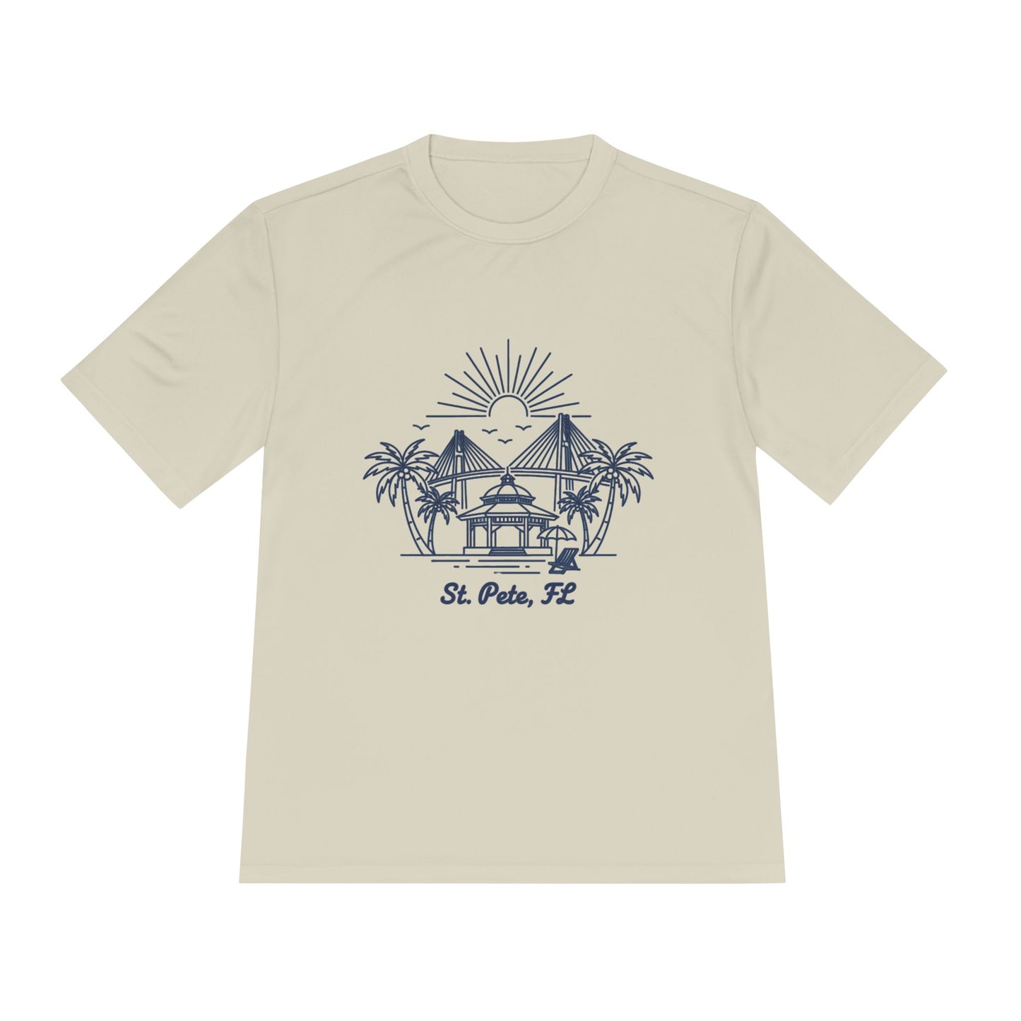 St. Pete, FL Beach Hut Tee – Coastal Vacation T-Shirt