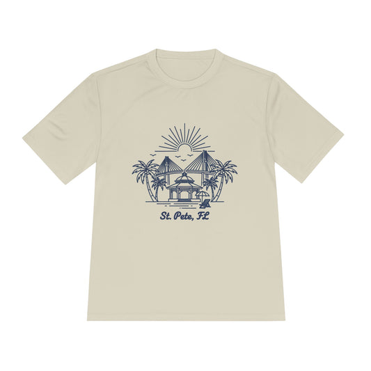 St. Pete, FL Beach Hut Tee – Coastal Vacation T-Shirt