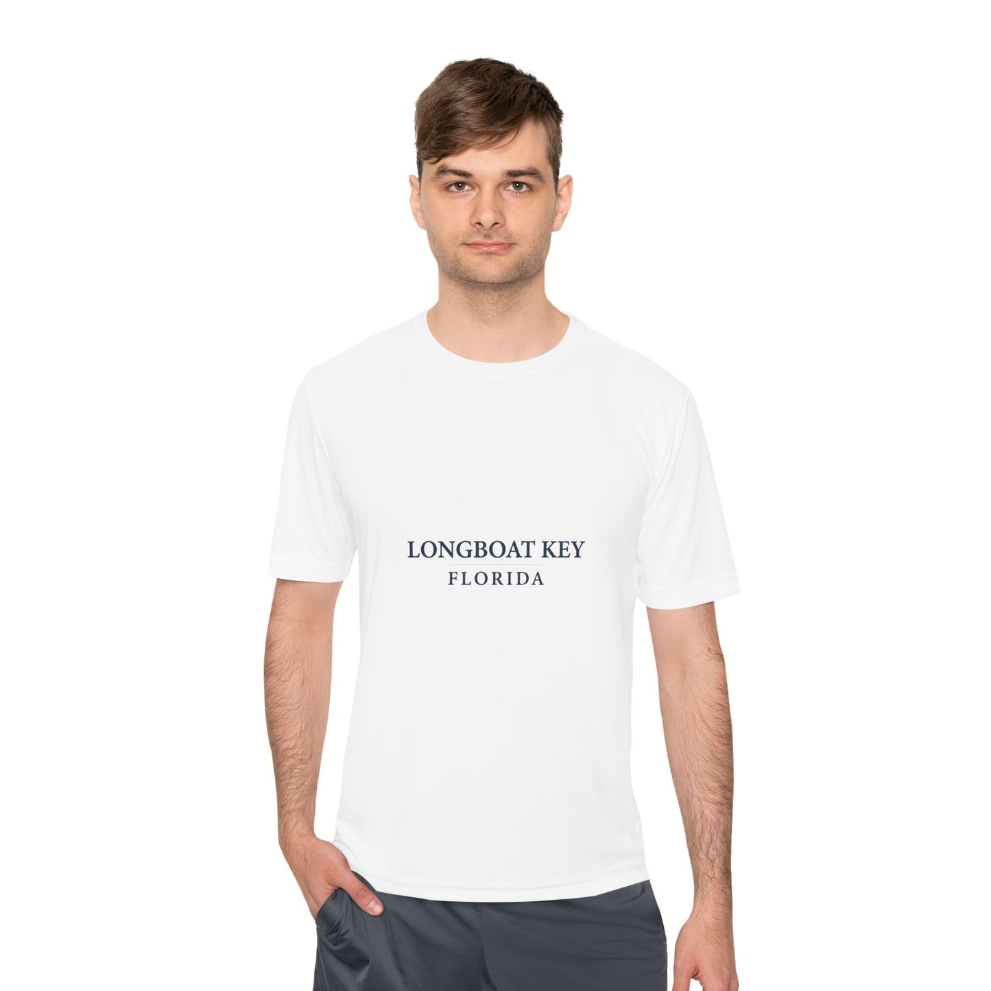Longboat Key Florida Moisture-Wicking Tee — Coastal Vacation Shirt