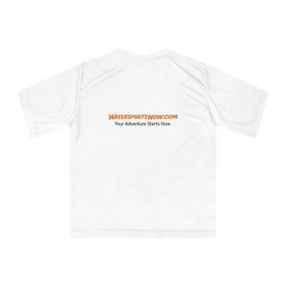 Watersports Performance T-Shirt, Unisex Adventure Tee, Vacation Shirt, Outdoor Sports Apparel, Fitness Gift Idea