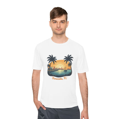 Sarasota Tee — Minimal Coastal Moisture-wicking Tee - Watersports Now 