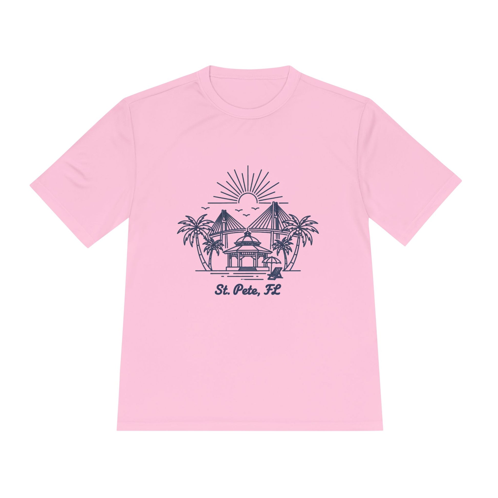 St. Pete, FL Beach Hut Tee – Coastal Vacation T-Shirt - Watersports Now 