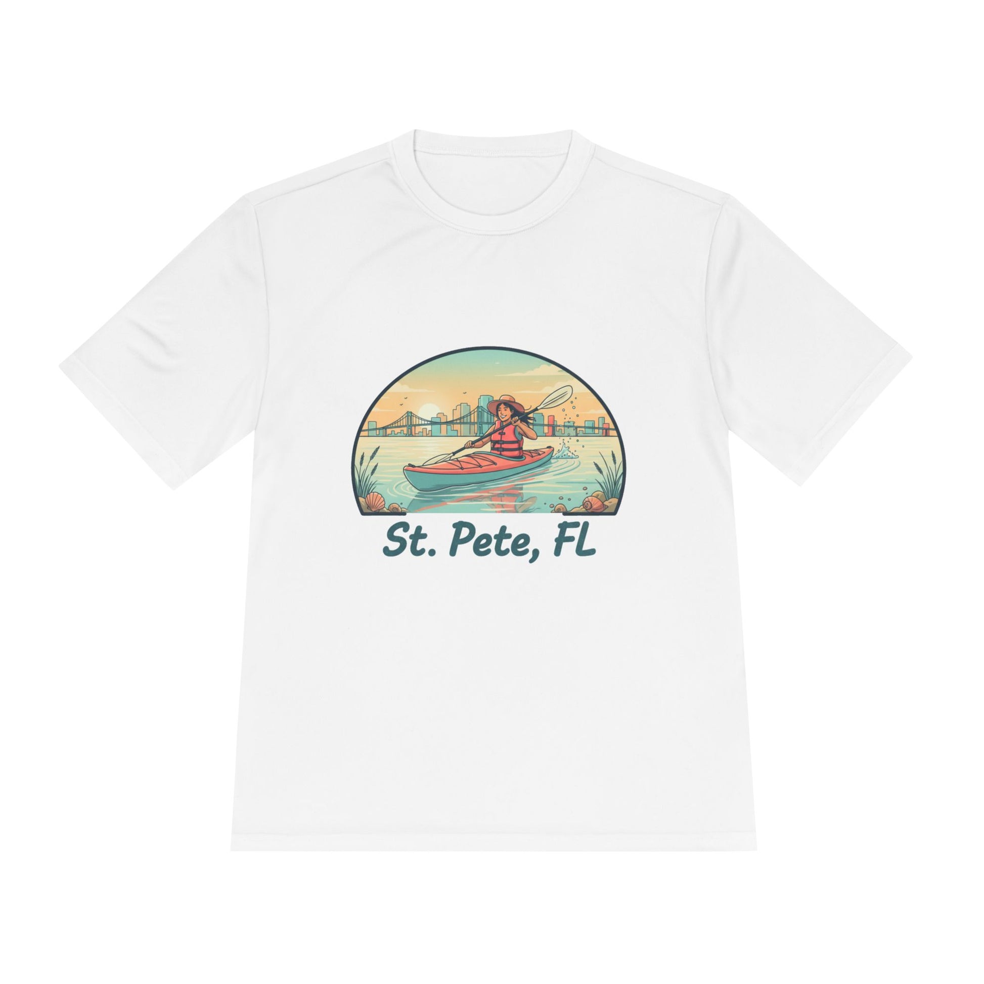 St. Pete, FL Kayak Sunset Tee - Watersports Now 