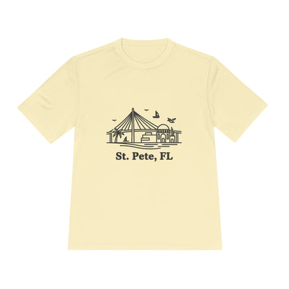 St. Pete Pier Graphic Tee — St. Pete, FL Souvenir Shirt - Watersports Now 