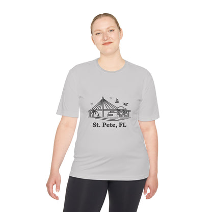 St. Pete Pier Graphic Tee — St. Pete, FL Souvenir Shirt - Watersports Now 