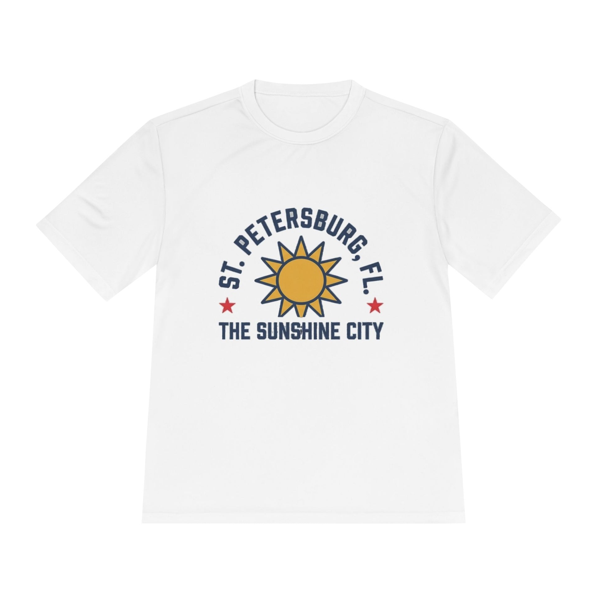 St. Petersburg FL 'The Sunshine City' Moisture-Wicking Tee - Watersports Now 