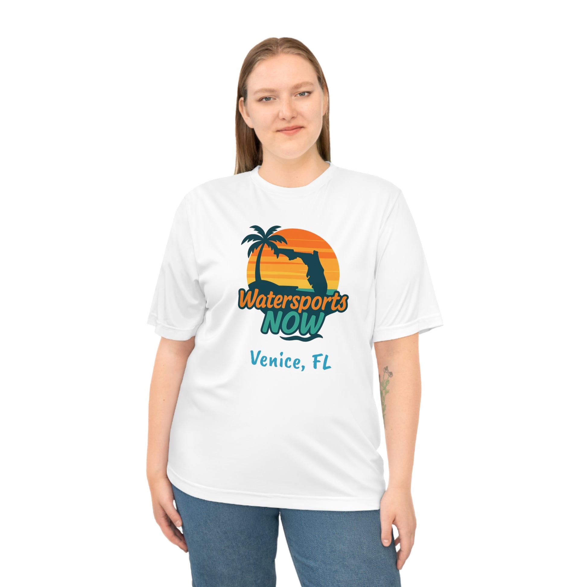 Watersports Now Active Venice FL, Beachwear, Sports Tee, Gift for Water Lovers, Summer Wear, Venice FL Tee - Watersports Now 